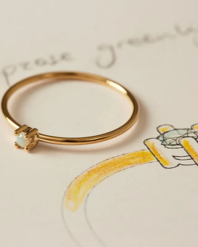 Reef Chrysoprase Ring | The Gray Box sold by Apodemia