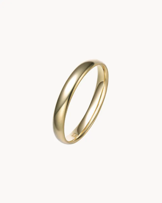 Wedding Classic Band Ring 3mm | The Gray Box sold by Apodemia