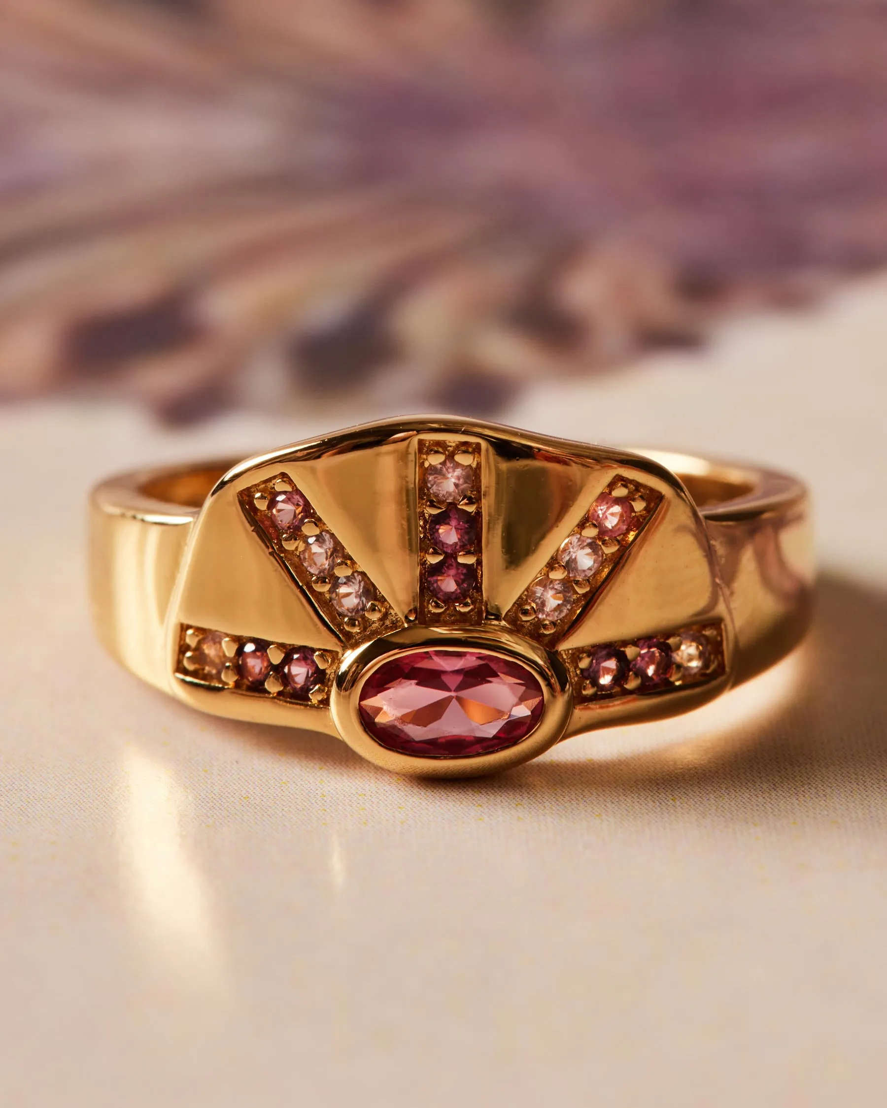 Semicircle Ring Nefertiti | The Gray Box sold by Apodemia