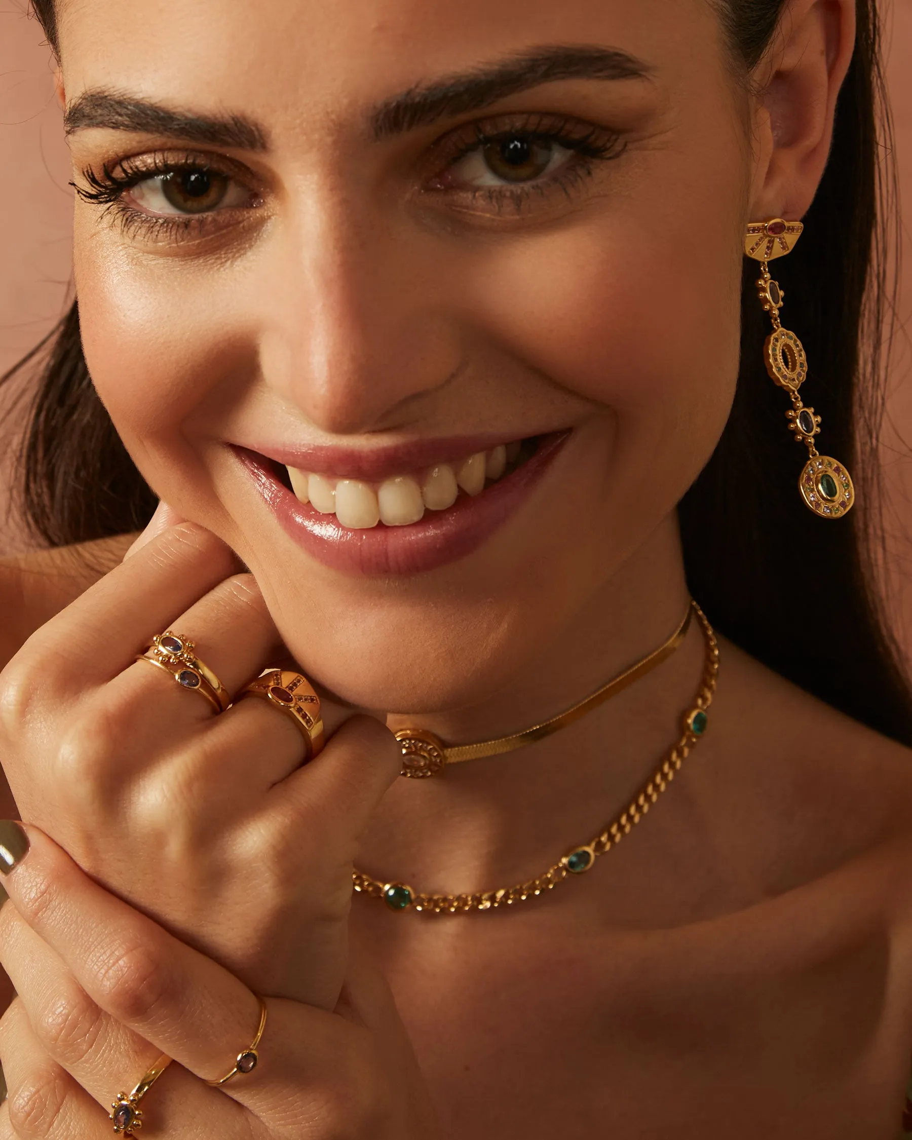 Semicircle Ring Nefertiti | The Gray Box sold by Apodemia product image thumbnail 4