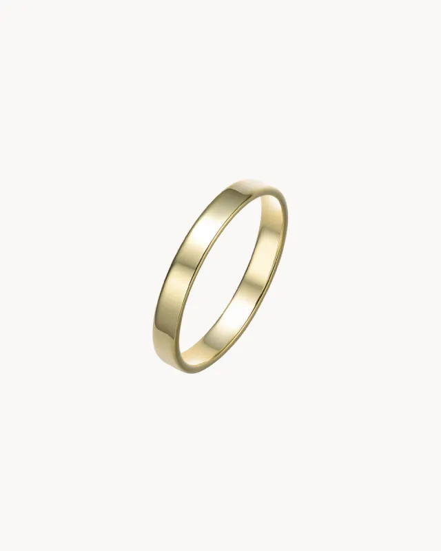 Wedding Flat Band Ring 2mm | The Gray Box sold by Apodemia