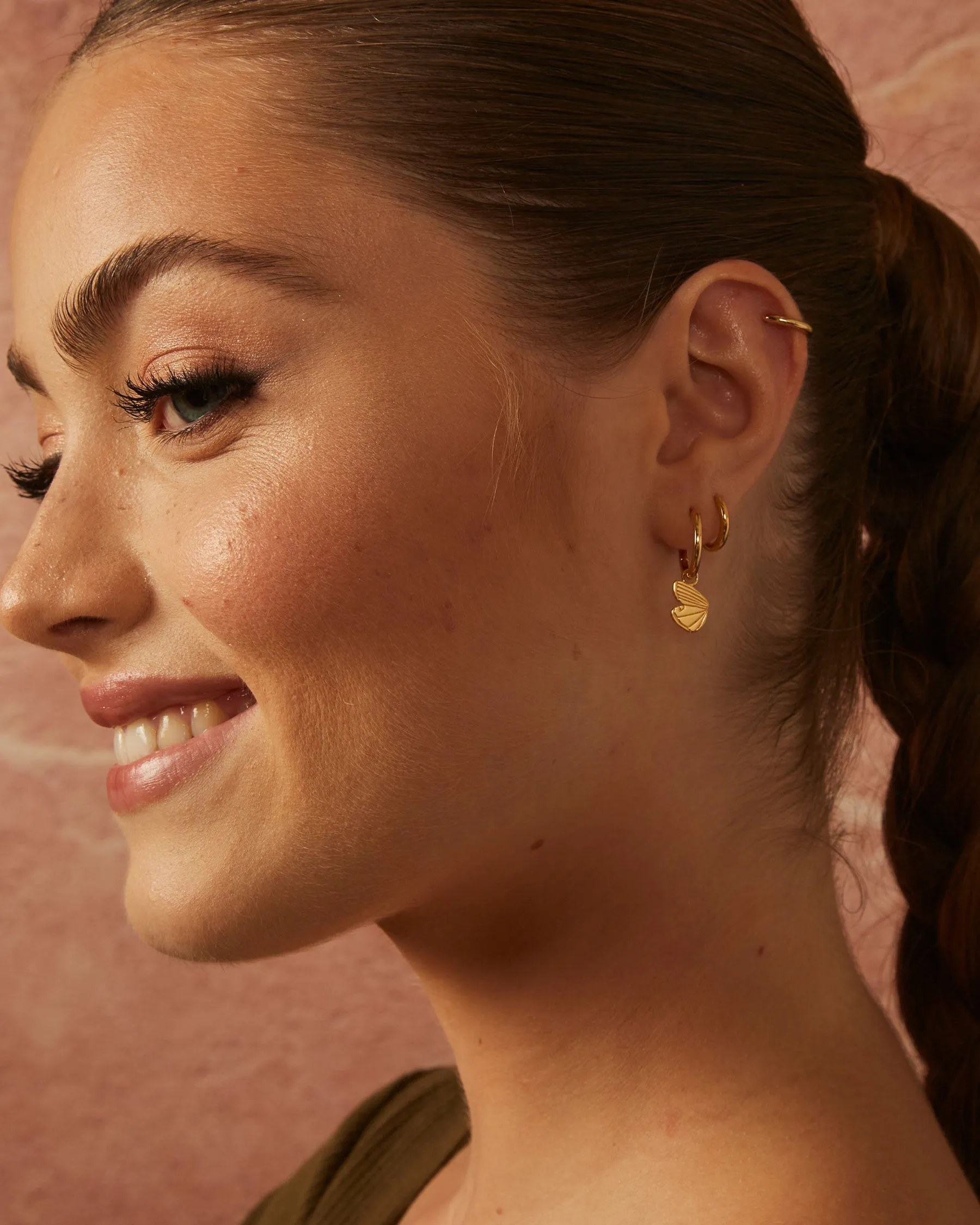 Xs Base Hoop Earrings sold by Apodemia product image thumbnail 4