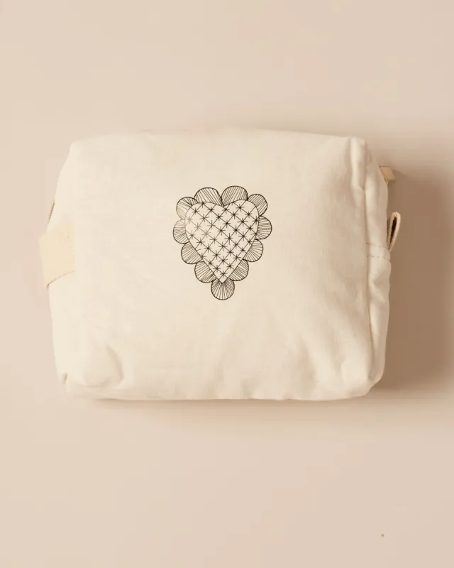 Heart Toilet Bag - Limited Edition - The Gray Box sold by Apodemia