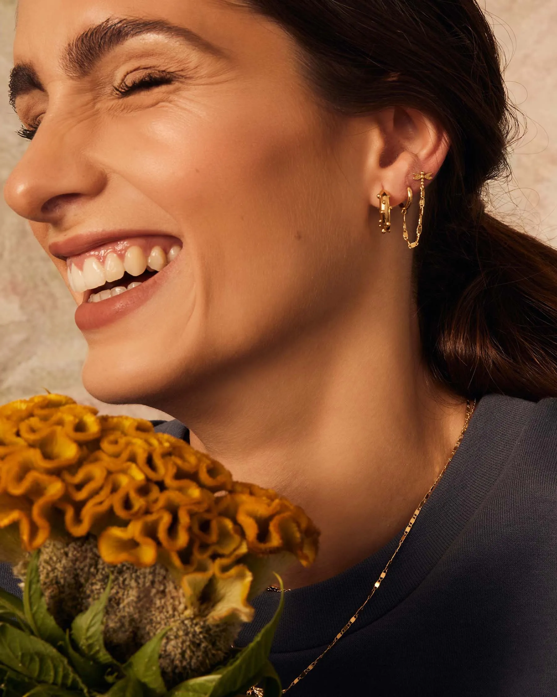 Dragonfly Hoop Earrings : The Gray Box sold by Apodemia product image thumbnail 2