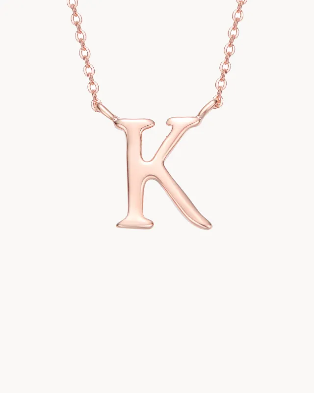 Necklace Letter K | The Gray Box sold by Apodemia