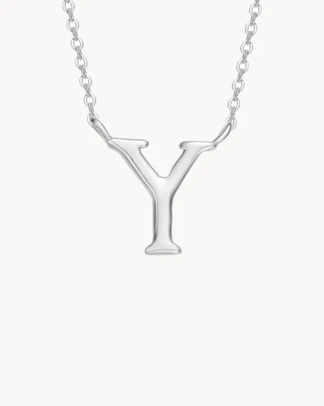 Necklace Letter Y | The Gray Box sold by Apodemia