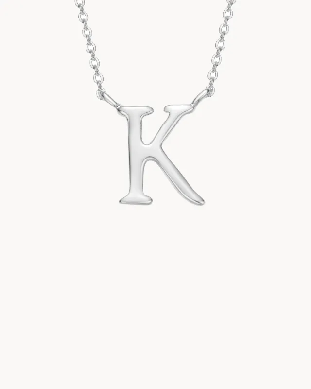 Necklace Letter K | The Gray Box sold by Apodemia