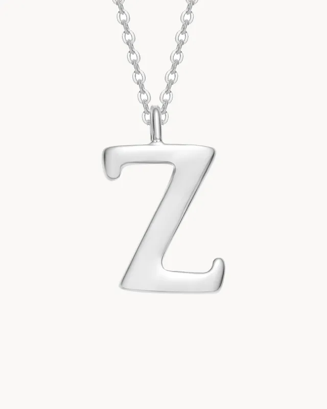 Necklace Letter Z | The Gray Box sold by Apodemia