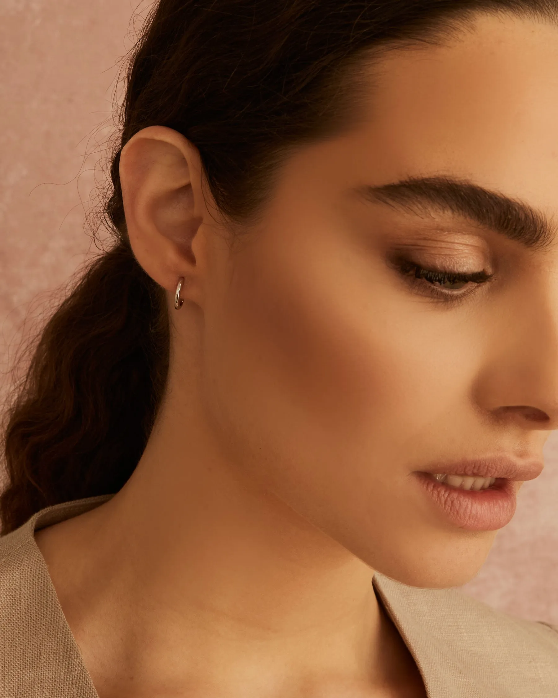 Earrings Base Hoop Xxs | The Gray Box sold by Apodemia product image thumbnail 4