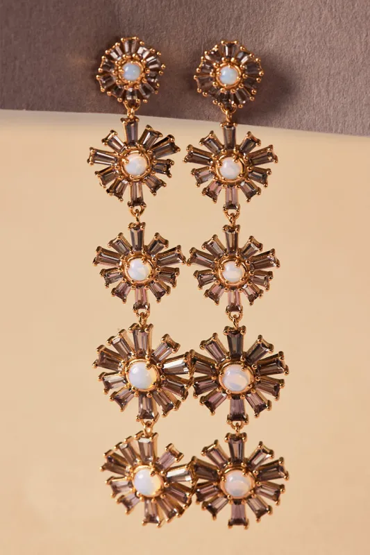 Extra Long Moon Earrings sold by Apodemia