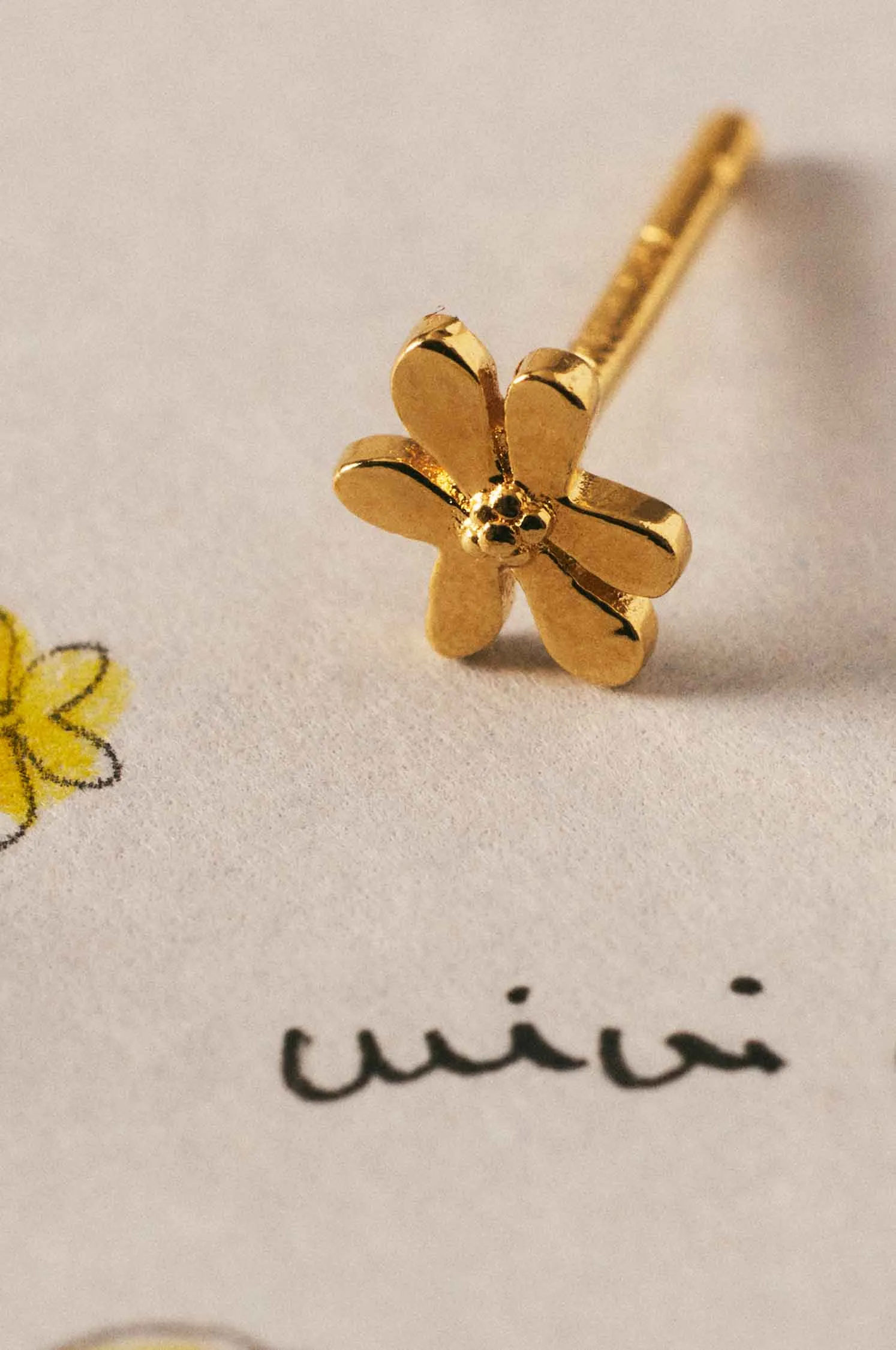 Mini pearl earrings sold by Apodemia product image thumbnail 3