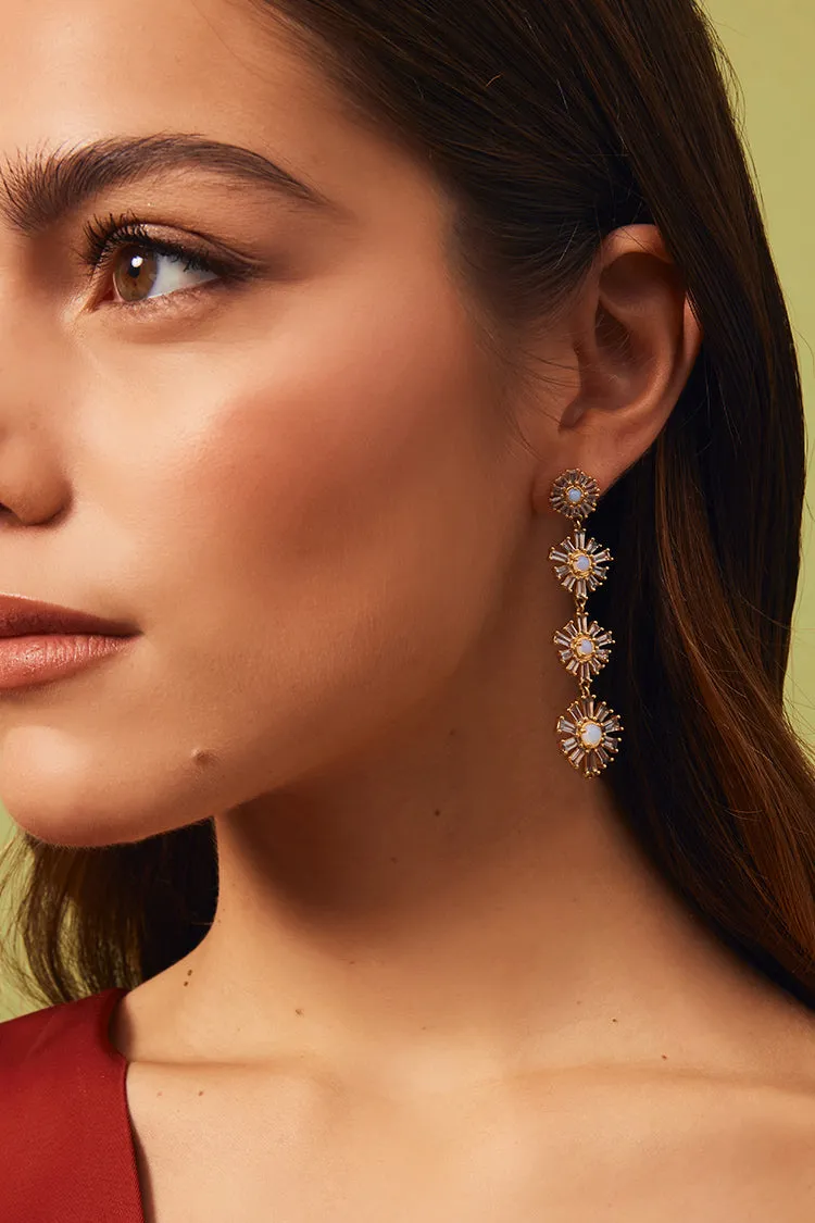 Long moon earrings sold by Apodemia product image thumbnail 2