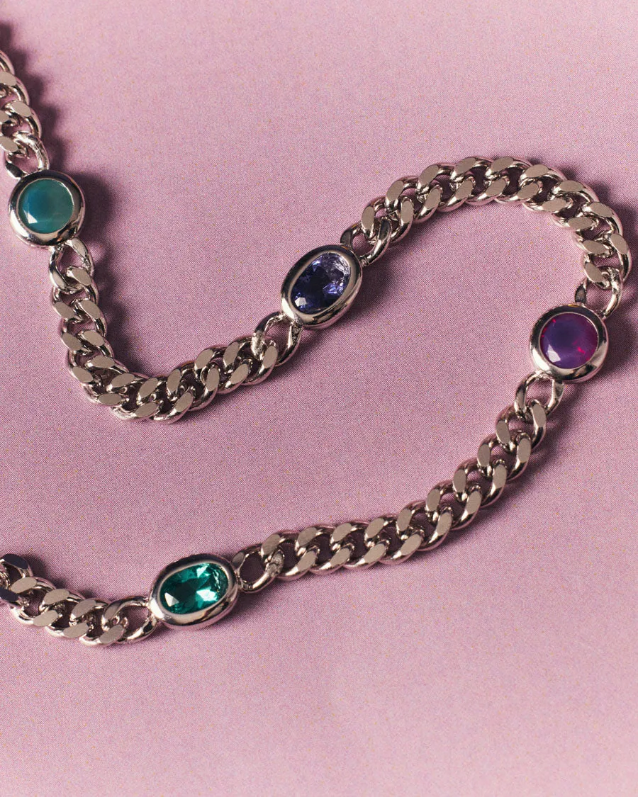 Nefertiti Rainbow Necklace sold by Apodemia