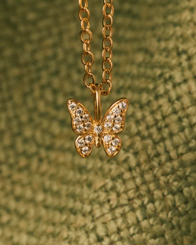 Collar Mini Pave Papilio made by Apodemia