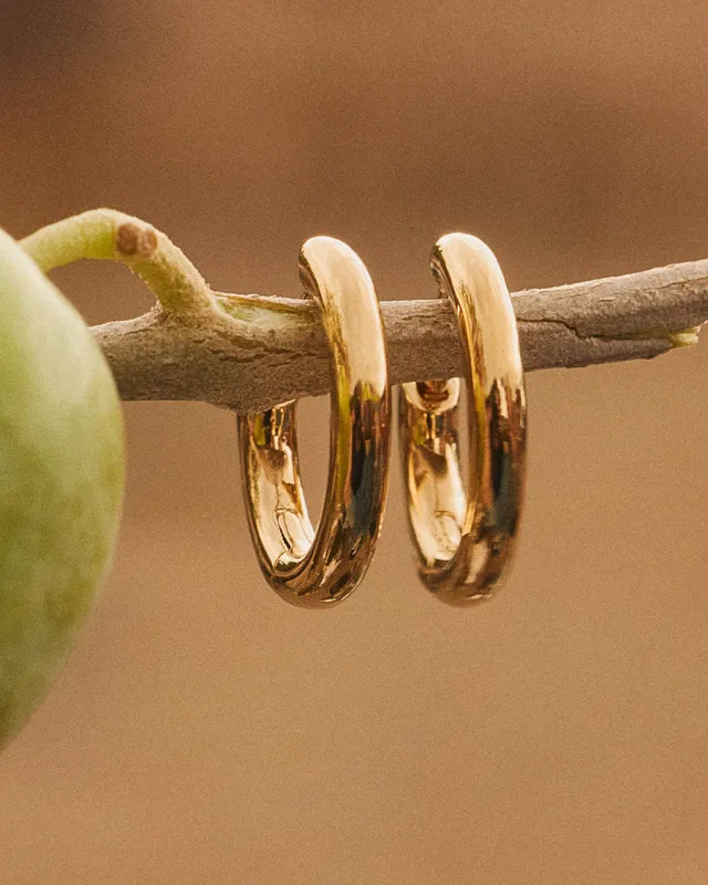 Pendientes Aro simple Mini Base made by Apodemia