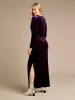 GWD Alex Wrap-Front Velvet Maxi Dress sold by George W. Davies