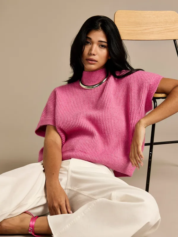 GWD Parker Pink Chunky Knit Jumper sold by George W. Davies