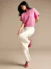 GWD Parker Pink Chunky Knit Jumper sold by George W. Davies