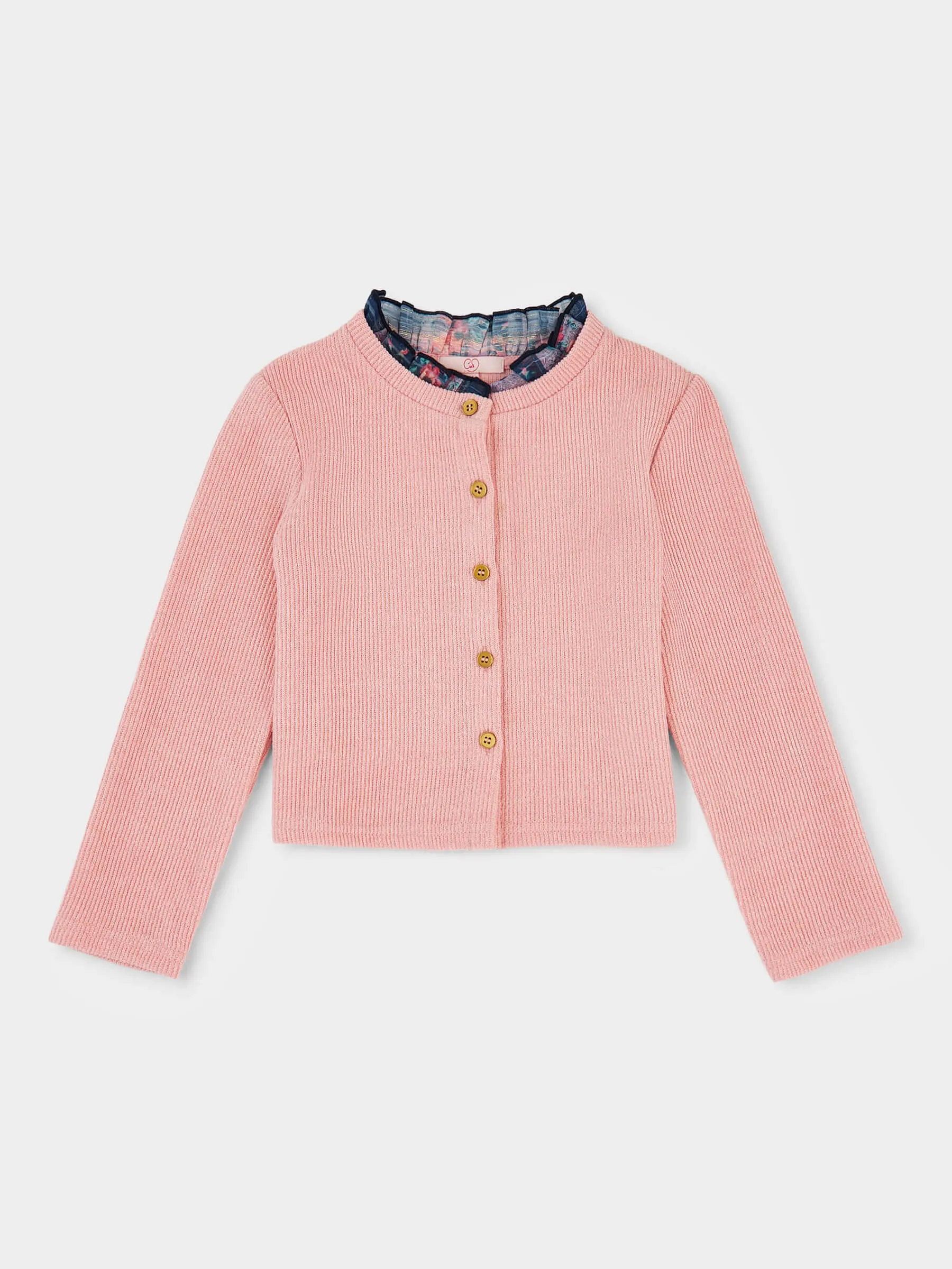 Casey Fine Rib Cardigan and Tiered Skirt Outfit sold by George W. Davies