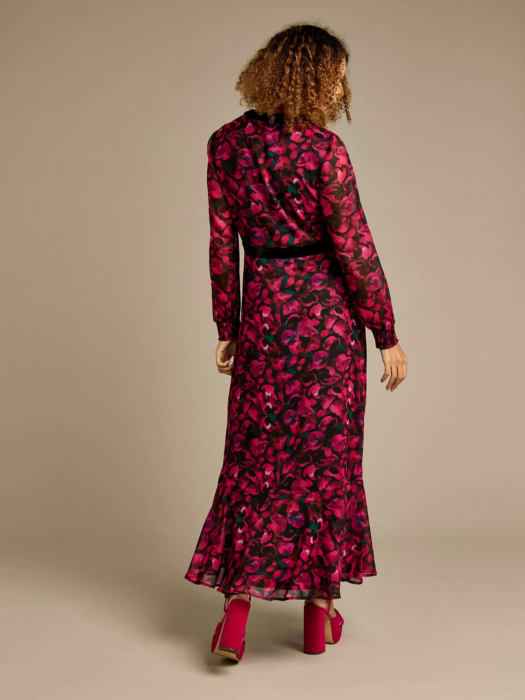 GWD Suzie Abstract Floral Print Dress sold by George W. Davies product image thumbnail 3