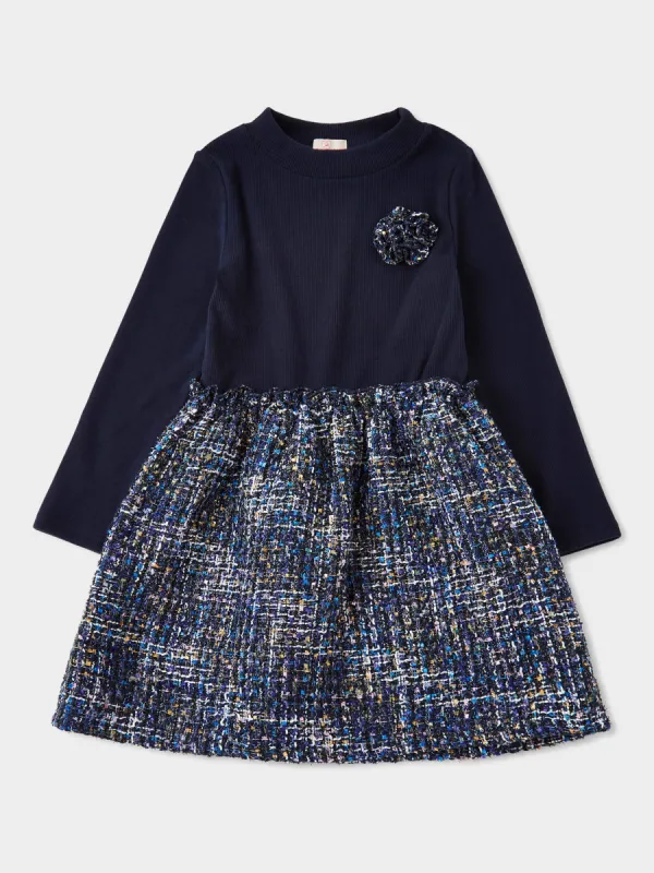 GWD Agatha 2 in 1 Tweed Corsage Dress sold by George W. Davies