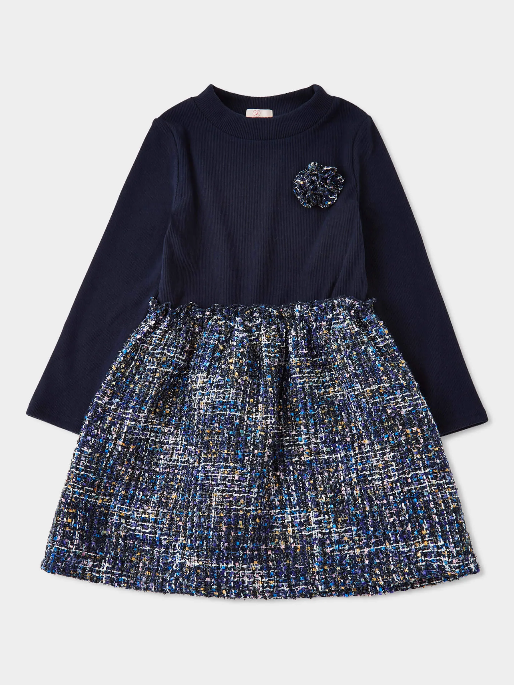 GWD Agatha 2 in 1 Tweed Corsage Dress sold by George W. Davies