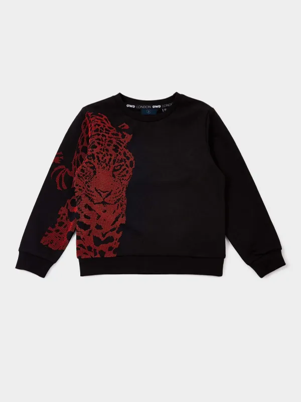 GWD Leopard Sweatshirt sold by George W. Davies