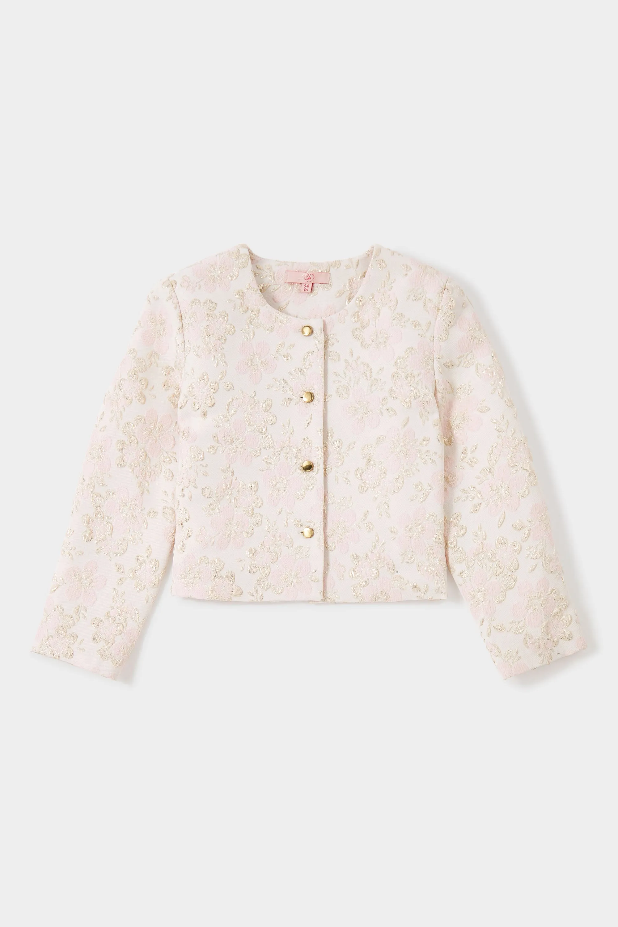 GWD Sky Embroidered Metallic Floral Jacquard Jacket sold by George W. Davies