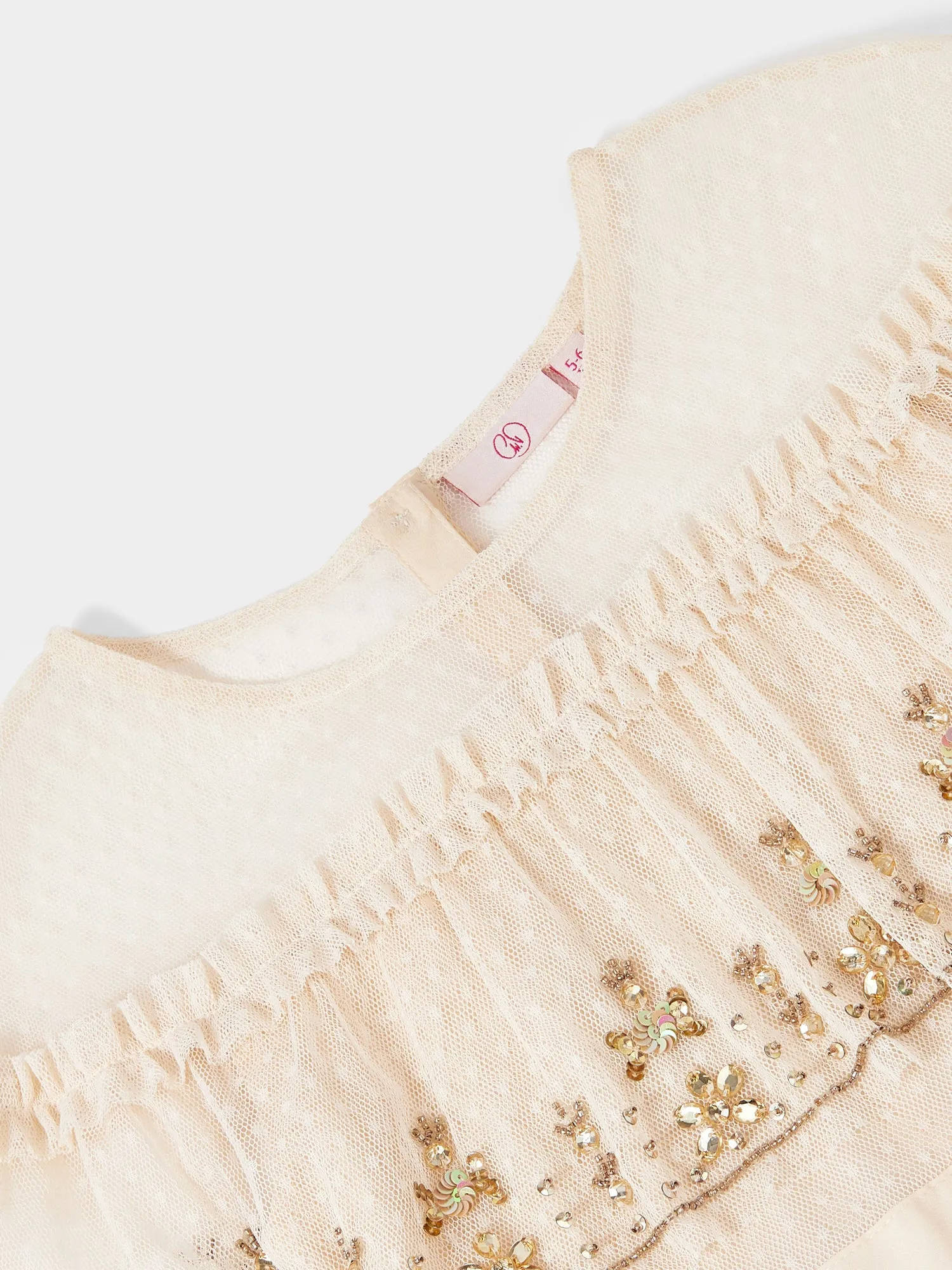 GWD Ashley Embellished Cape Sleeve Dress sold by George W. Davies product image thumbnail 4