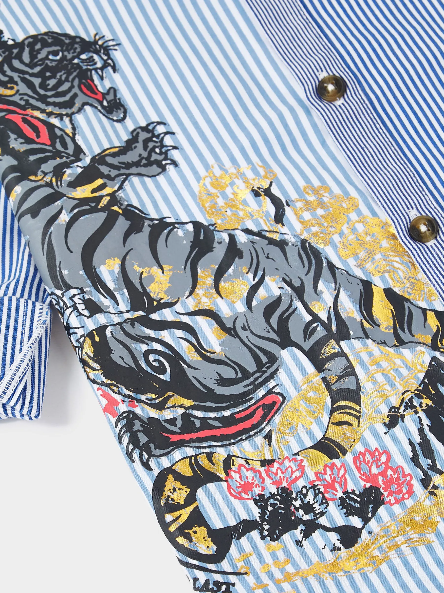 GWD Caleb Striped Shirt sold by George W. Davies product image thumbnail 5