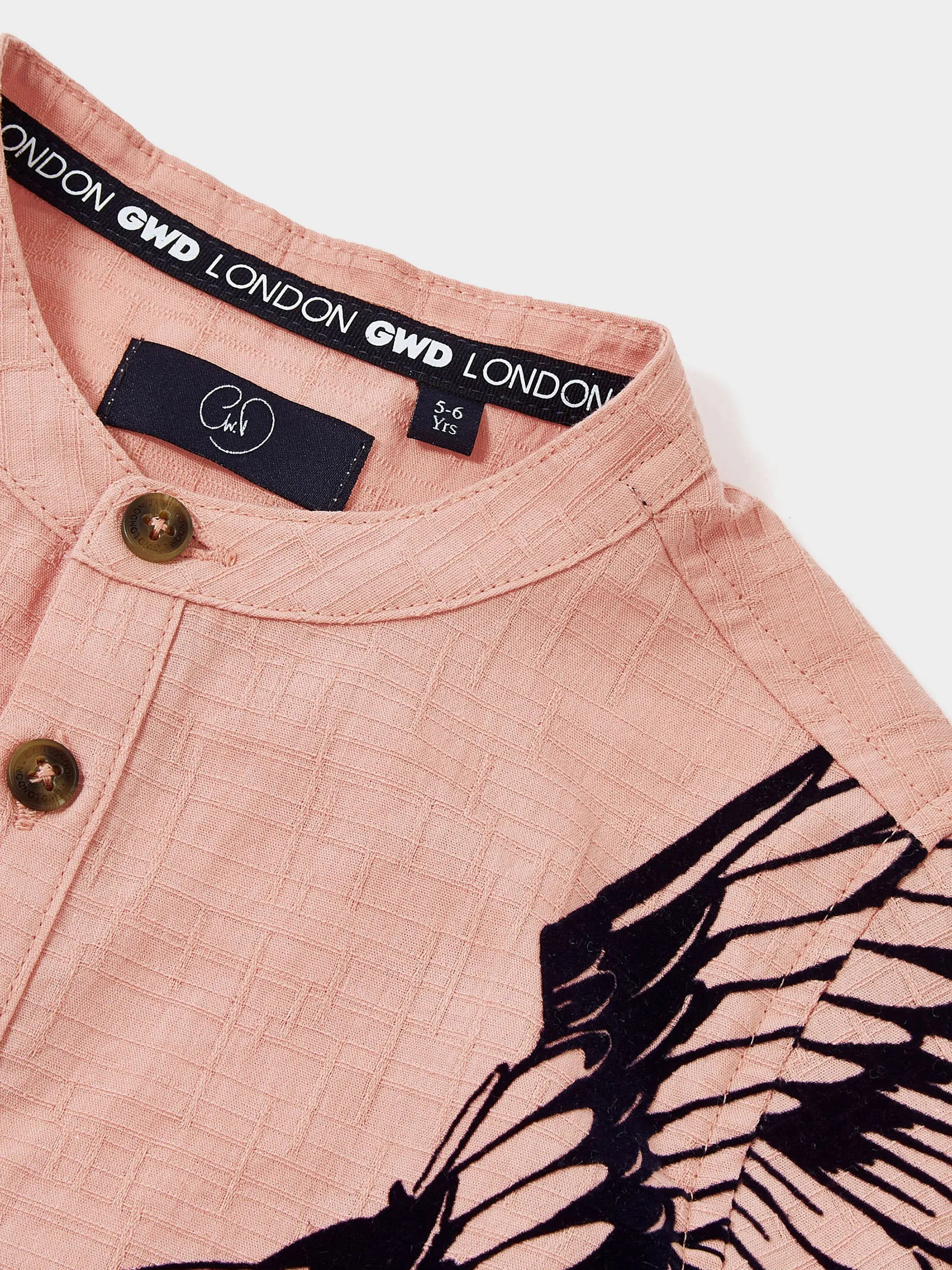 GWD Fraiser Flocked Shirt sold by George W. Davies product image thumbnail 4