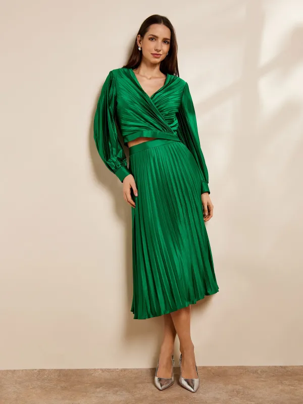 GWD Davina Pleated Skirt sold by George W. Davies