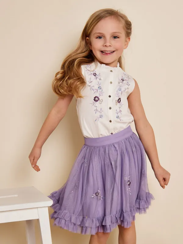 GWD Olivia Eliza Embroidered Top sold by George W. Davies