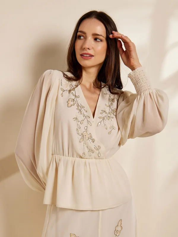 Floral Sparda Top sold by George W. Davies