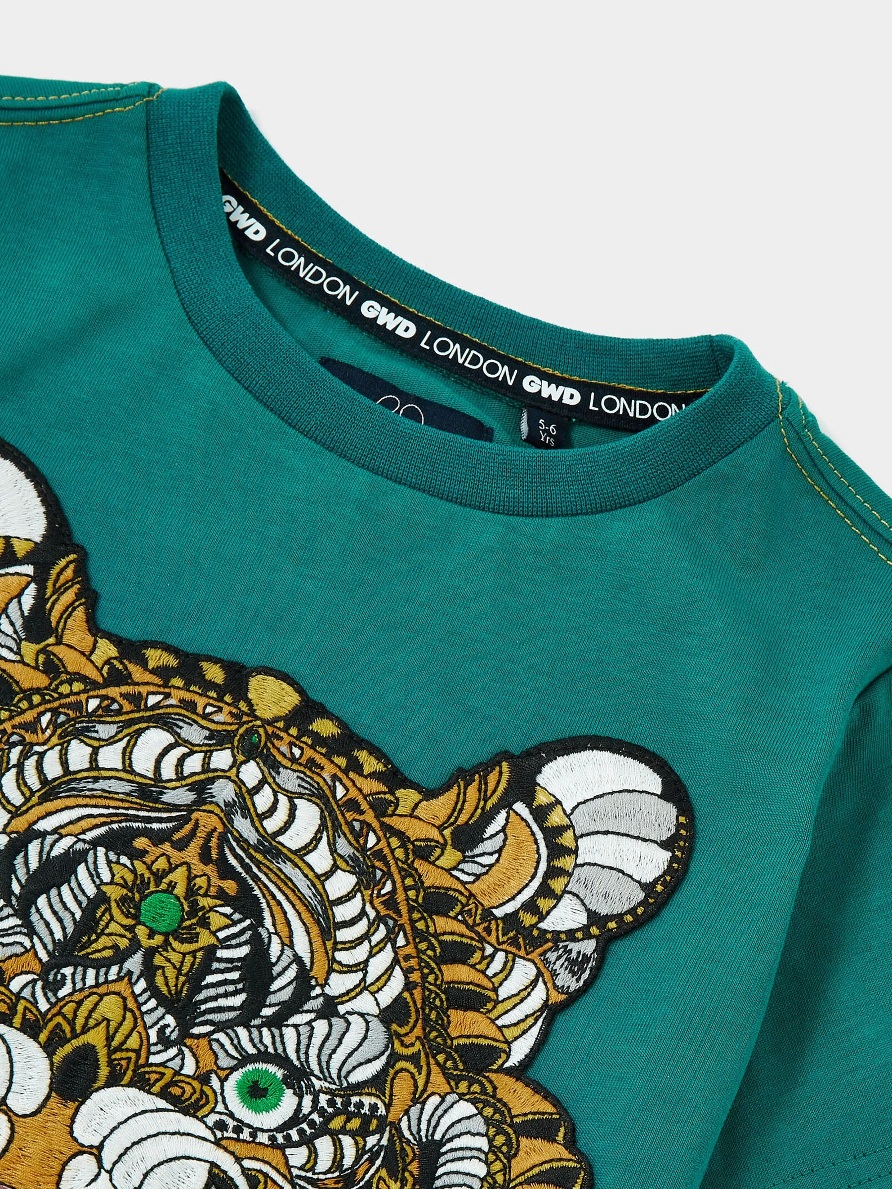 GWD Ezekial Embroidered T-Shirt sold by George W. Davies product image thumbnail 2