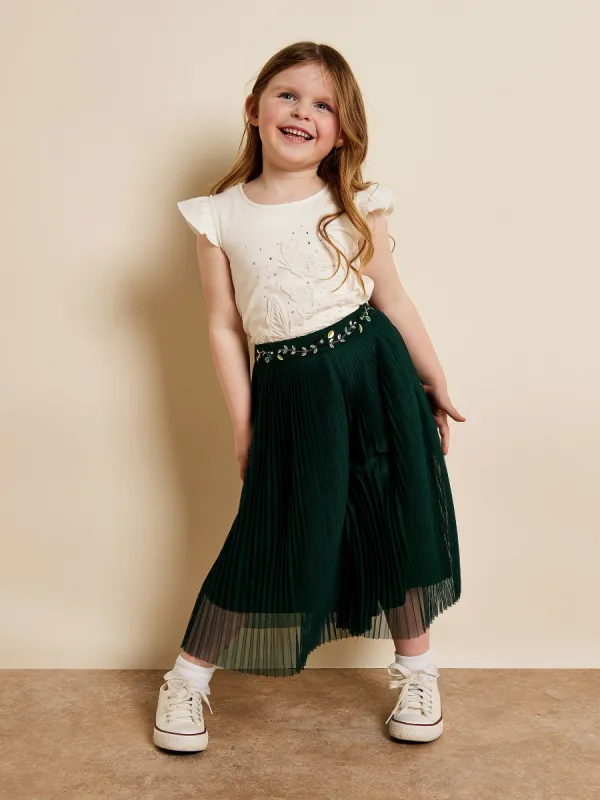 GWD Lucia Pleated Culottes sold by George W. Davies