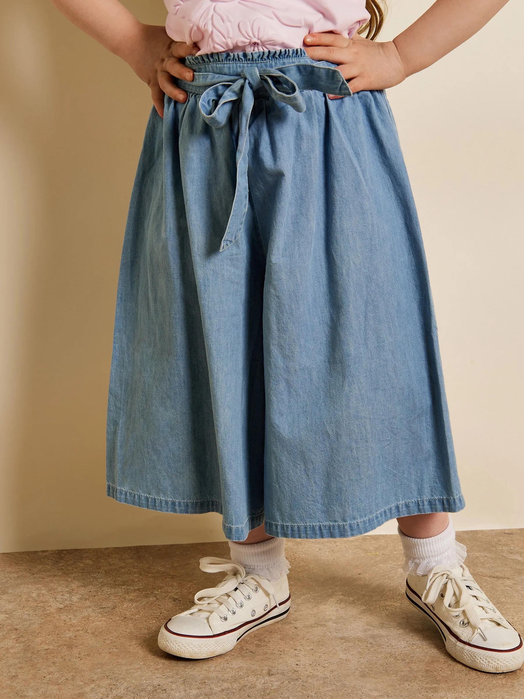 GWD Flora Denim Culottes sold by George W. Davies product image thumbnail 5