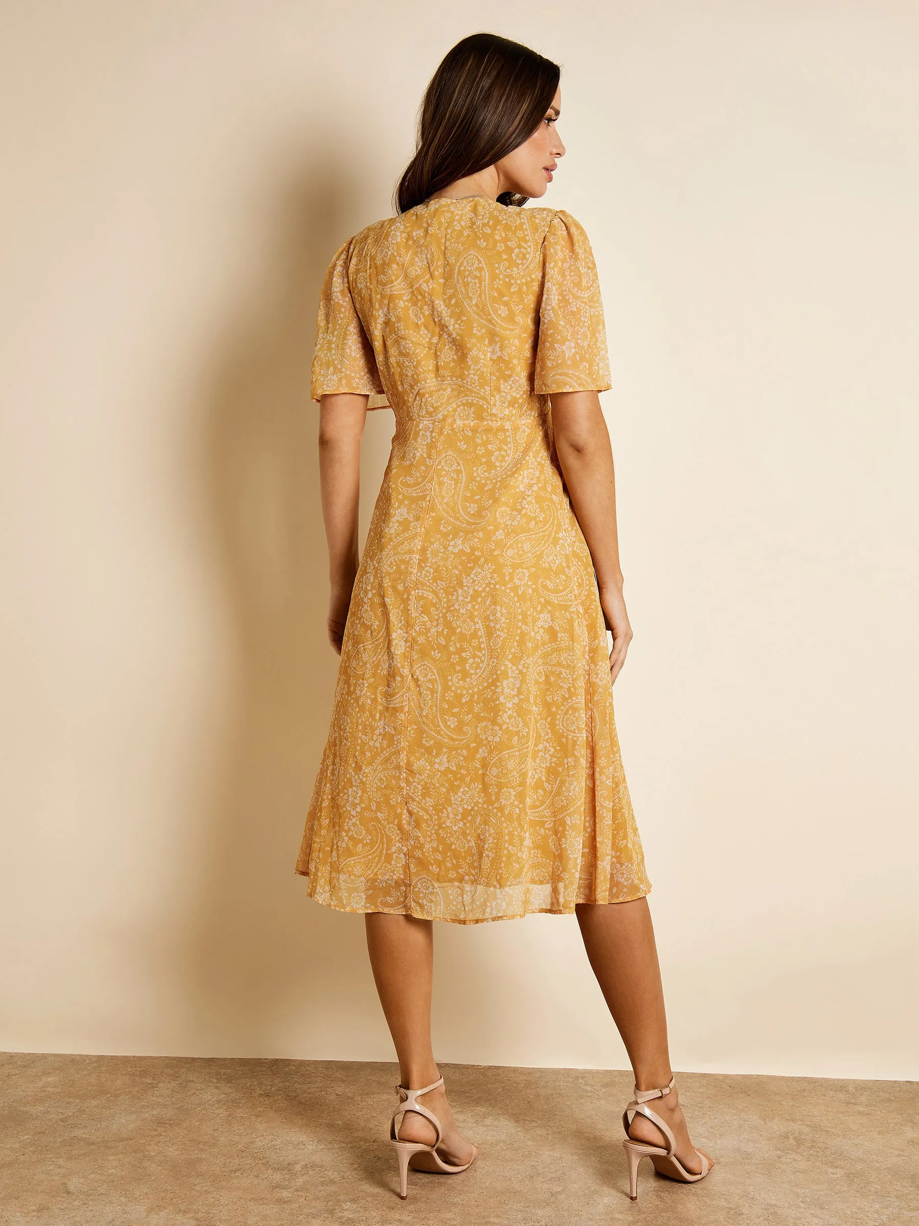 GWD Alena Floral Print Midi Dress sold by George W. Davies product image thumbnail 3