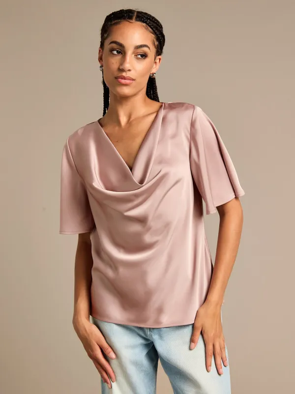 GWD Cheryl Satin Top sold by George W. Davies
