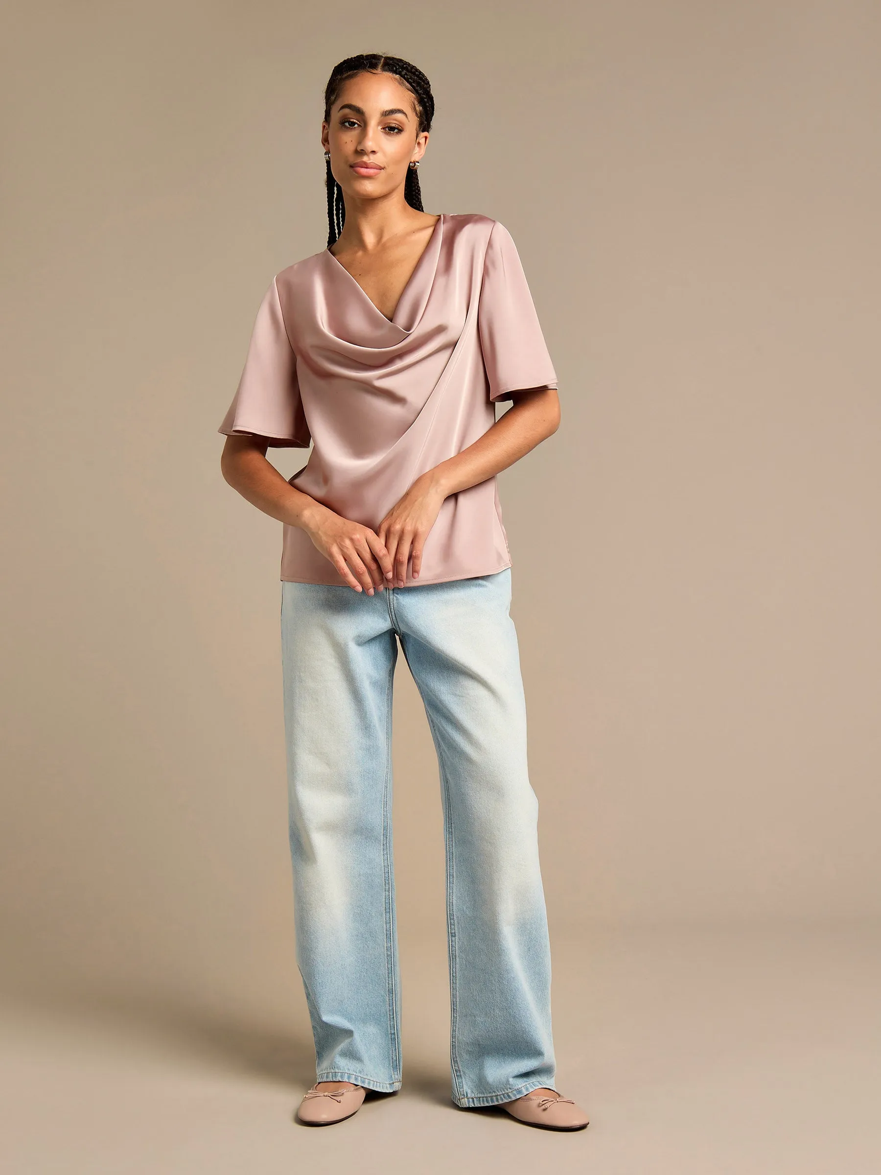 GWD Cheryl Satin Top sold by George W. Davies product image thumbnail 2