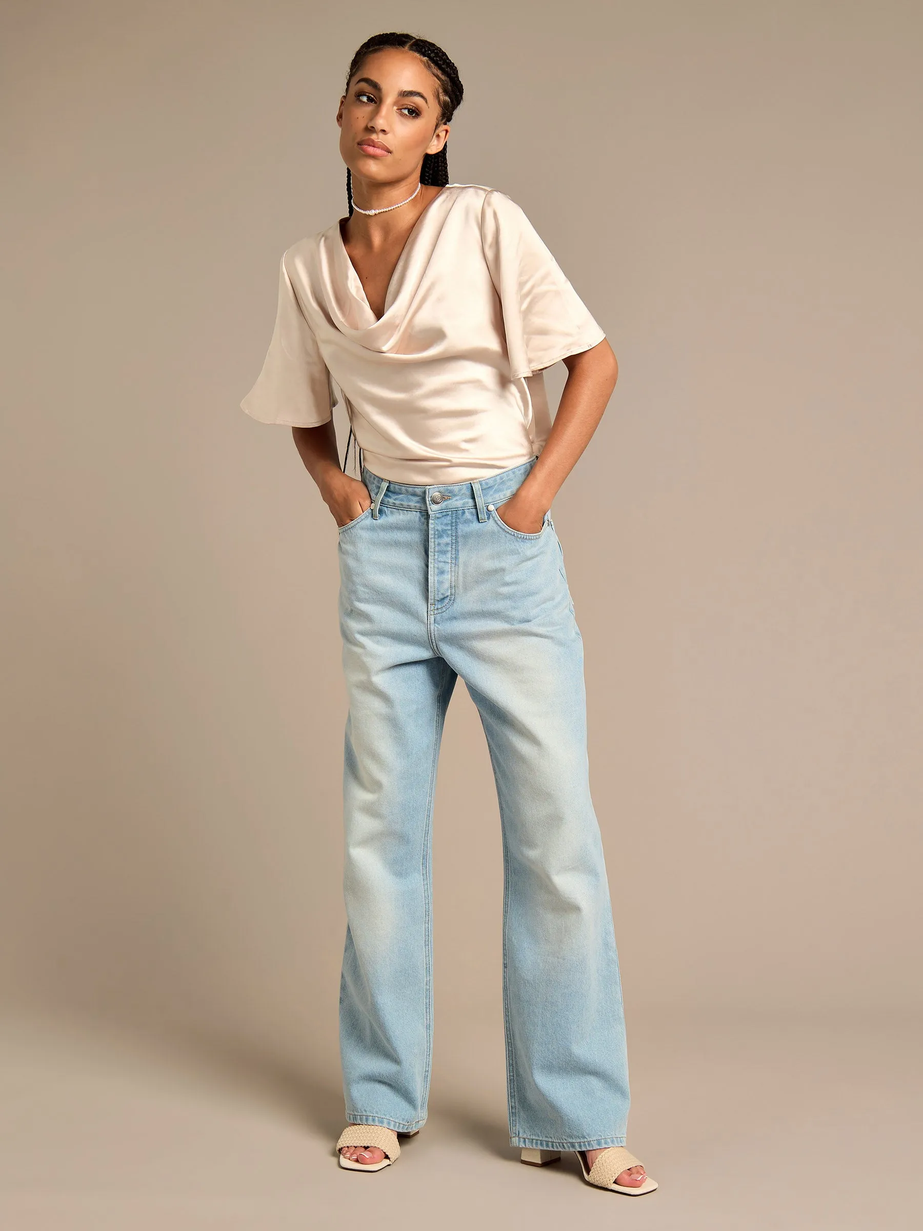 GWD Cheryl Satin Top sold by George W. Davies product image thumbnail 2