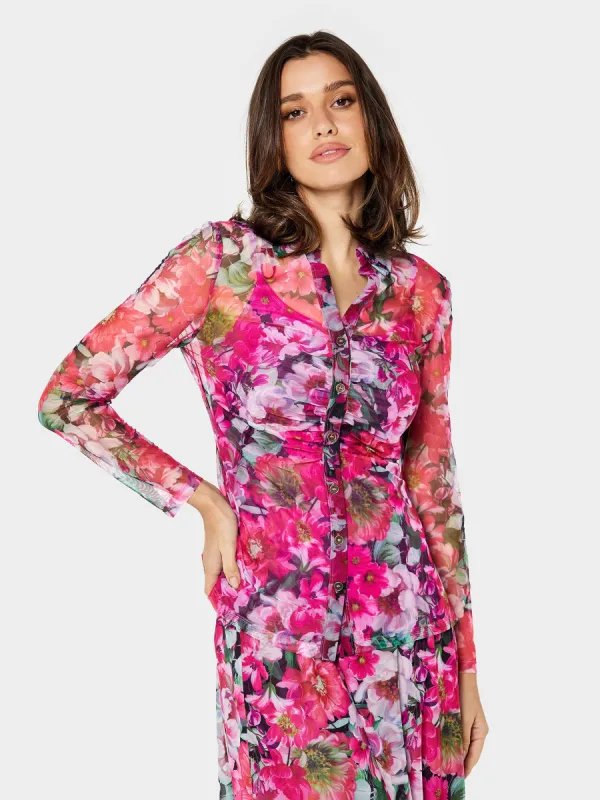 GWD Janette Mesh Blouse sold by George W. Davies