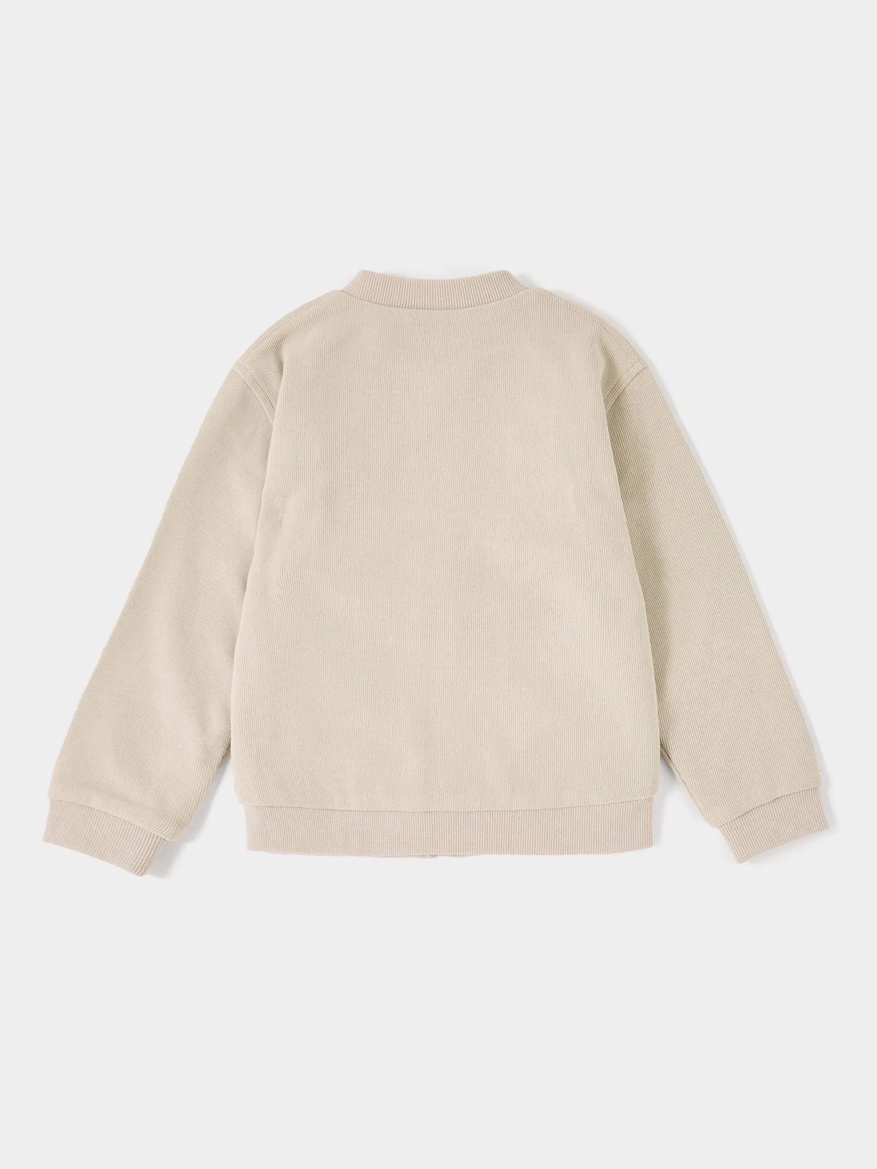 GWD Santiago Cream Zip Knit Bomber sold by George W. Davies product image thumbnail 2