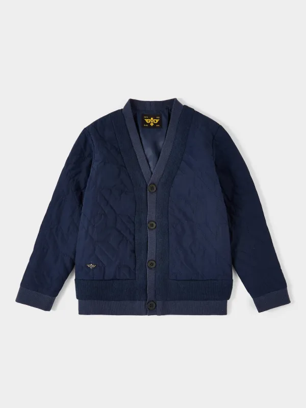 GWD Adlib Quilt Knit Cardigan sold by George W. Davies