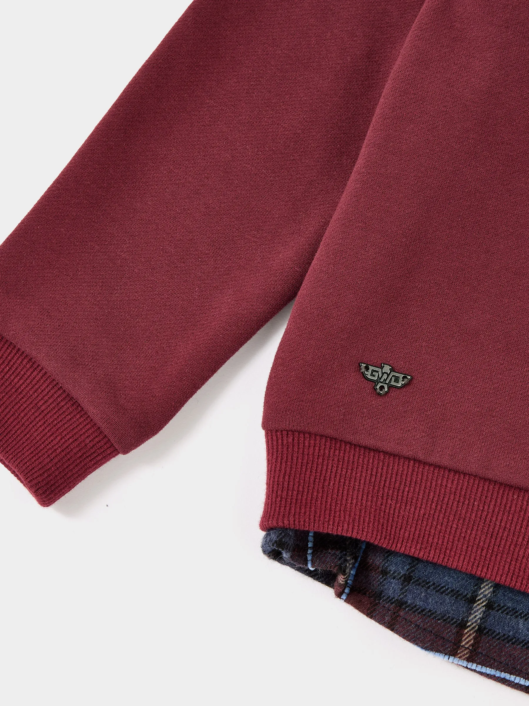 GWD Georgetown Varsity Mock Hoodie sold by George W. Davies product image thumbnail 3