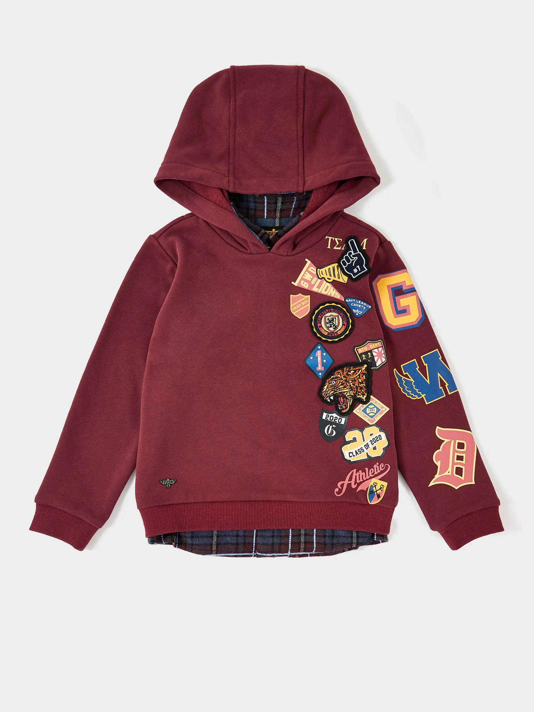 GWD Georgetown Varsity Mock Hoodie sold by George W. Davies