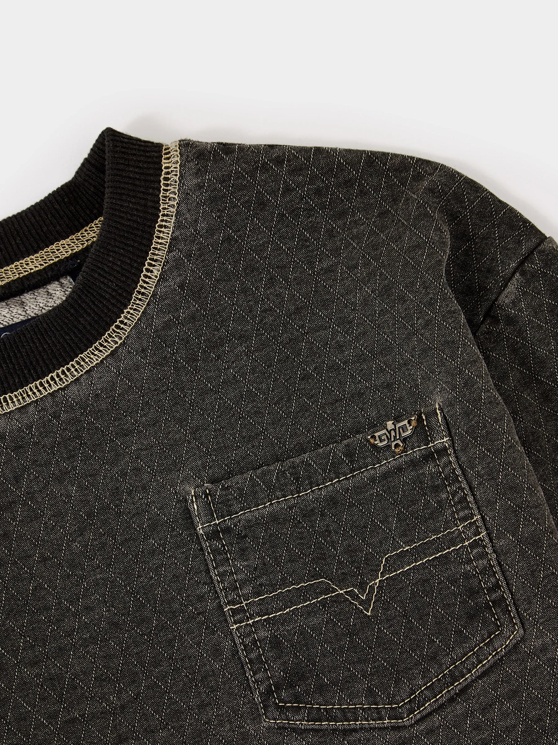 GWD Trooper Grey Long Sleeve Sweatshirt sold by George W. Davies product image thumbnail 3