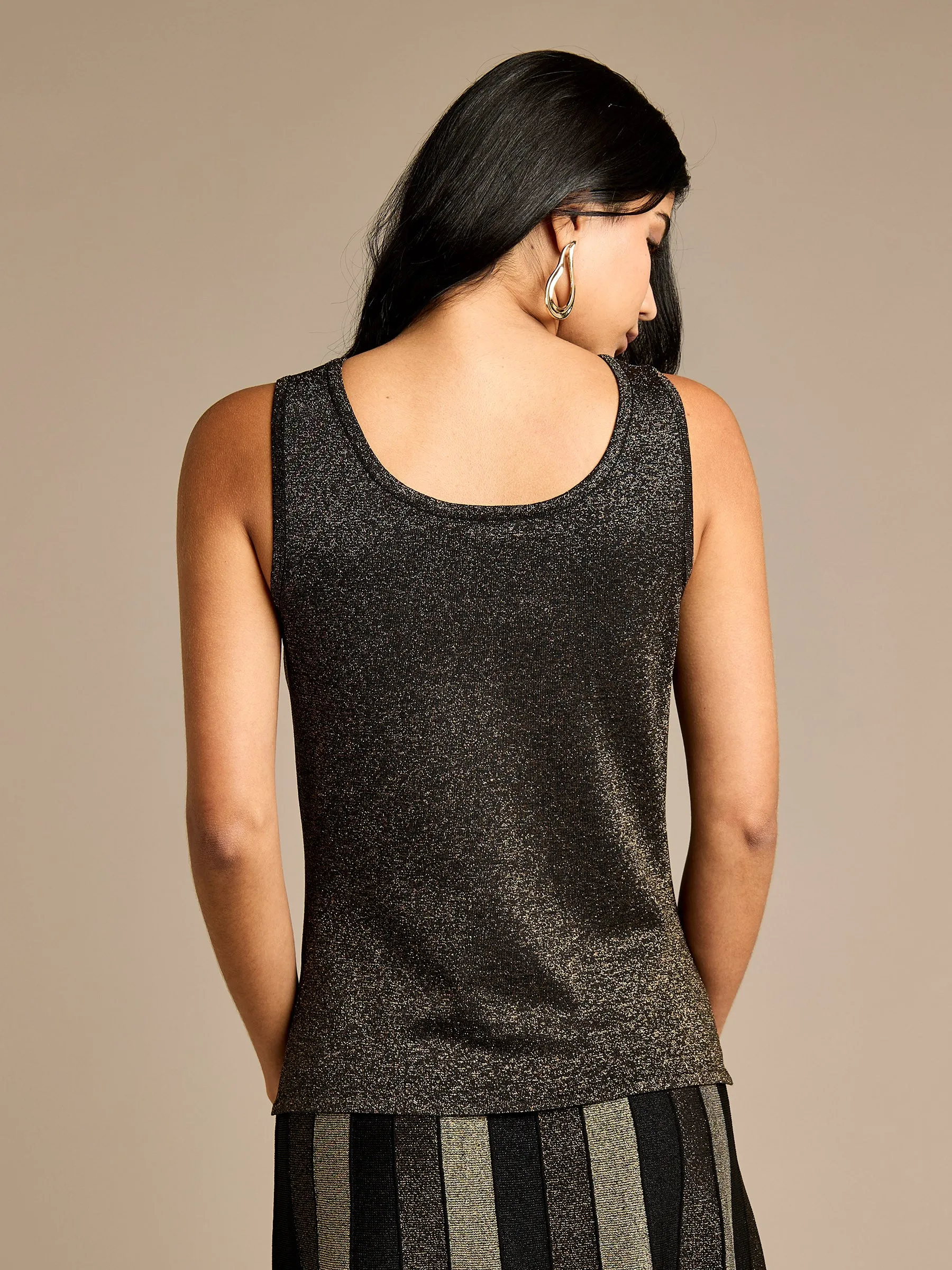 GWD Tina Bronze Glitter Top sold by George W. Davies product image thumbnail 3