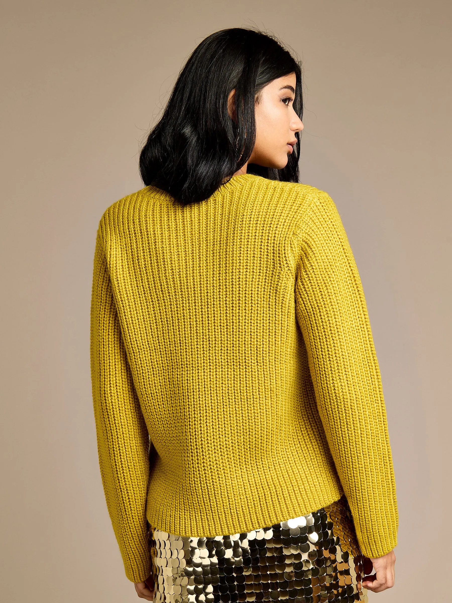 GWD Daisy Lime Sparkle Flower Jumper sold by George W. Davies product image thumbnail 2