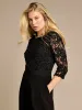GWD Martina Black Lace Jumpsuit sold by George W. Davies